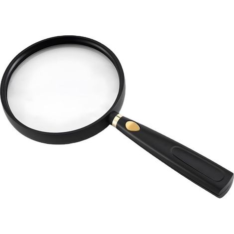 Loupe 5X Grossissante Loupe De Lecture Âgées Et Enfants Loupes 90mm pour Inspection pour Livres Scientifiques Journaux Lecture Insectes PasseTemps (1/5)