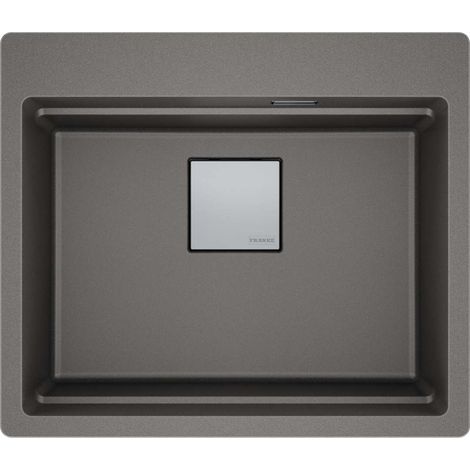 Franke Kubus 2 Pro - Fregadero fragranite KNG PRO 610-53, piedra gris 114.0749.390 (1/3)
