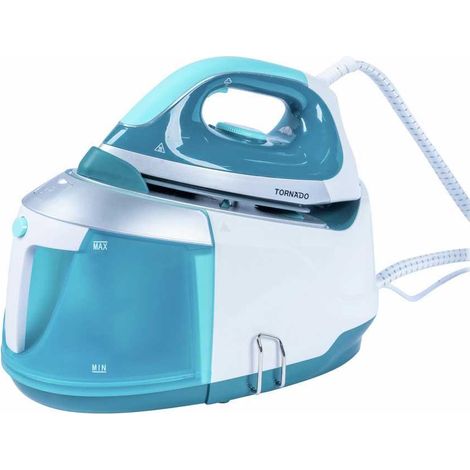 Tornado TSS-2400D centrale vapeur turquoise et blanc