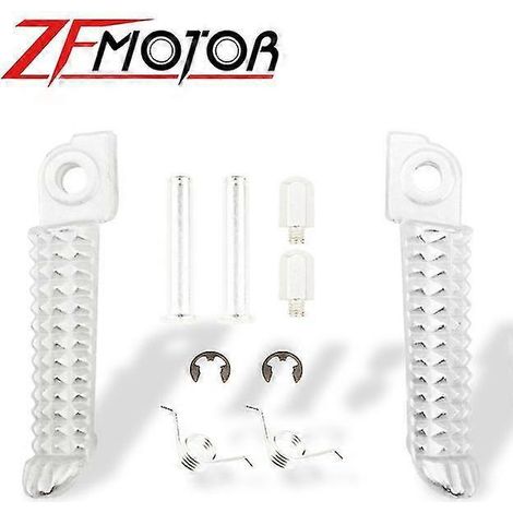 Motorrad-Fußrasten vorne und hinten für Yamaha YZF R1 1992–2019, R6 1999–2012, 2003–2017, YZF R6S 2003–2008, Estriberas--front