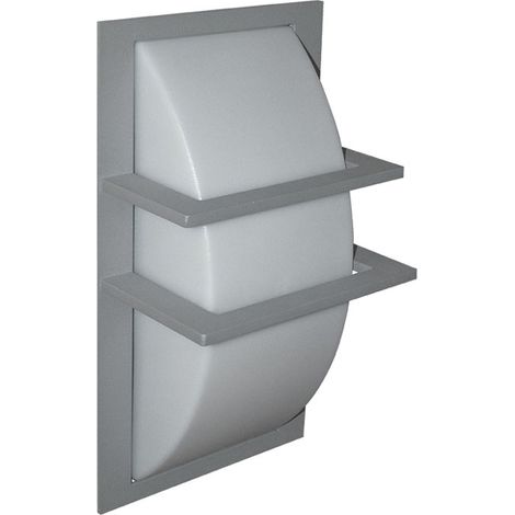 antuã wandleuchte ip65 1xe27 l.19xb.15xh.35cm metall+grauer kunststoff