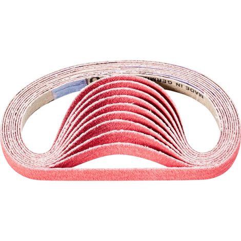 PFERD TOOLS Keramikkorn Schleifband BA 10x330mm CO-COOL80 für Edelstahl-Schliff mit Bandschleifer (100) 100 Stk