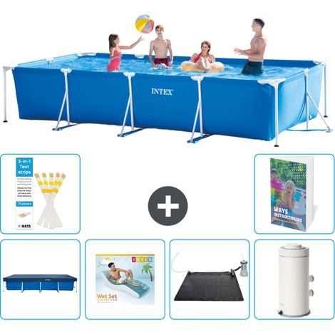 Rechteckiger Frame Pool - 450x220x84 cm - 7-teilig S70