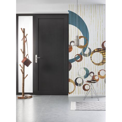 Papier peint panoramique modern,vintage & retro United White Panel (1/4)