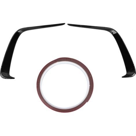 Évent de pare-chocs arrière noir brillant des garnitures en canard remplacement pour Mercedesbenz Aclass W176 AMGline A45 20132018
