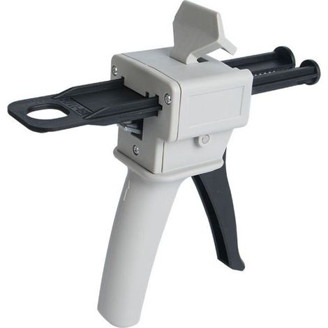 Pistolet Distributeur Époxy 50 ml, AB Pistolet à Colle Époxy Poignée Applicateur pour Mélange Colle, Ratios 1:1 et 2 :1 (Pistolet)