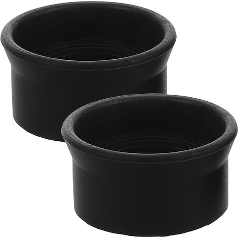 Oculaires Épaisseur 9 Millimètres Lot de 2 en Caoutchouc Noir Anti-éblouissement, Confort Prolongé, Accessoires pour Usage Cache-oculaire pour Microscope et Jumelles (1/5)