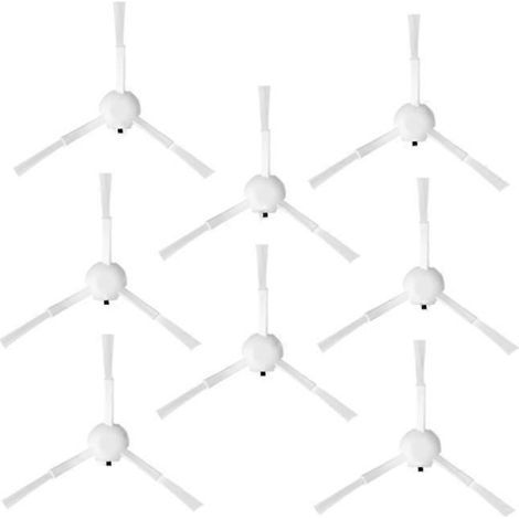 Lot de 8 brosses latérales de rechange pour aspirateur robot Dreame Bot L10S Ultra/ S10/ S10 Pro