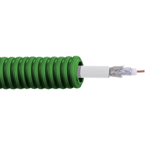 Gaine ICTA préfilée TV coaxial Ø20 couronne de 100m