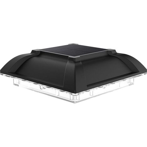 Solar-Pfostenleuchten - Quadratische Solar-Zaunleuchten - (1/5)