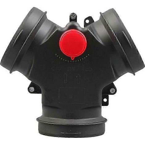 Clapet de ventilation réglable de 90 mm pour chauffage, conduit d'aération, raccord en T, connecteur de tuyau pour voiture QAQ (1/5)