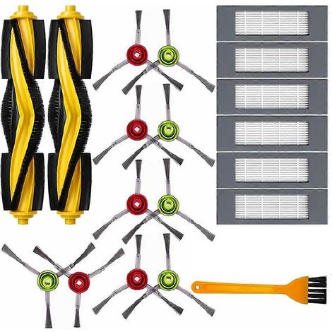 Ersatzteile für Deebot Ozmo 920/950/T8/T8 AIVI/T8 Max/T5/N7/N8 Pro Saugroboter: Hauptbürste, Seitenbürsten und Filter.