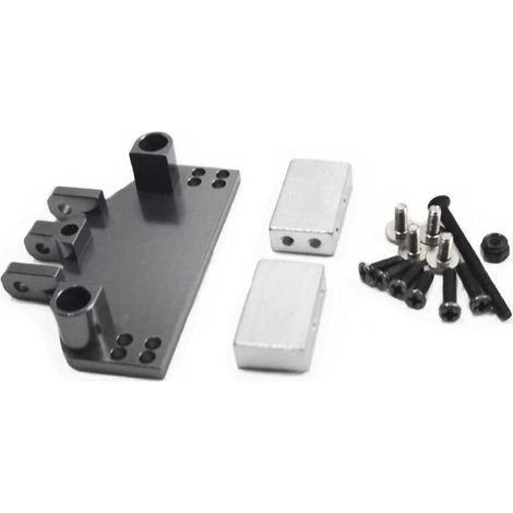 Para piezas de mejora de coches RC Mn86 Mn128, soporte de servo, varillas de enlace, juego de soportes de montaje delanteros, accesorios de piezas de titanio.