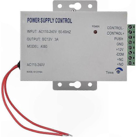 Alimentation électrique miniature 12V 3A pour contrôle d'accès de porte, système électrique de sécurité, convertisseur compact, usage professionnel, alimentation stable. (1/5)