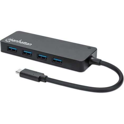 MANHATTAN 4-Port USB 3.2 Gen 1 Hub C-Stecker auf 4x A-Buchse (1/4)