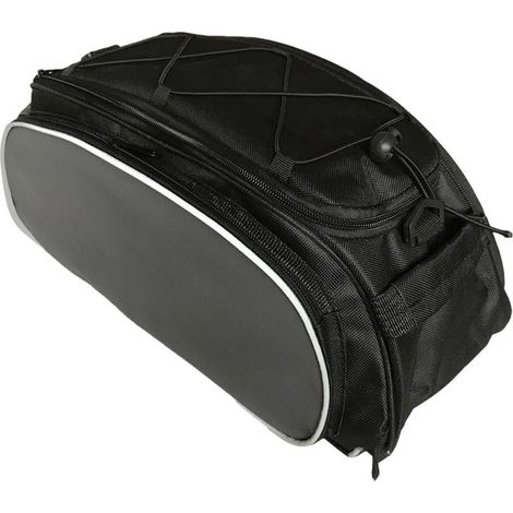 Sac de Selle Vélo Étanche 40x16x21cm, Sacoche Arrière Universelle pour VTT et Route, Bagage de Queue Moto avec Support, Accessoire de Rangement pour Cyclisme et Voyage en Plein Air (1/5)