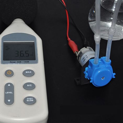 Mini pompe auto-amorçante 60 ml/min 5 W, pompe de circulation d'eau miniature, pompe péristaltique, idéale pour les aquariums, les laboratoires et autres applications. 24 V (1/5)