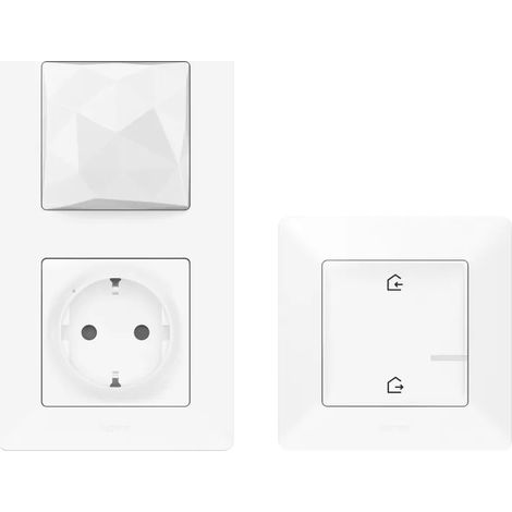 Legrand Valena Life with Netatmo Starterpaket (Gateway + Master-Switch) Farbe Ultraweiss 752196 (1/2)