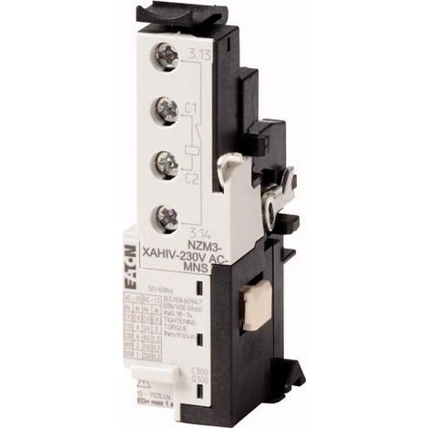 Déclencheur à émission de tension 230VAC +1Fa taille 3 000274141 EATON NZM3 XAHIV 230AC MNS