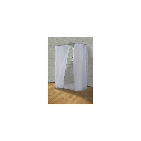 TENDA DOCCIA IN TESSUTO BIANCO120X200