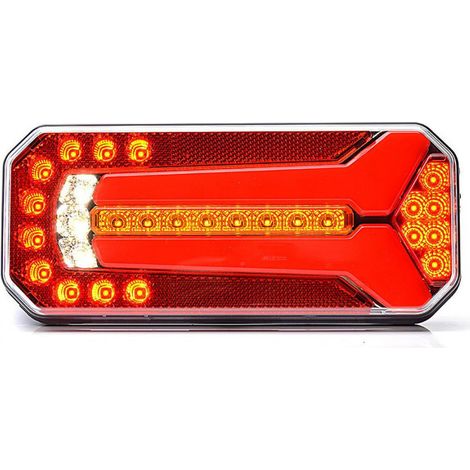 Feu arrière à LED 12/24V D/G 5 fonctions