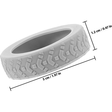 Pieces Silicone Suitcase Wheel Covers, Noise Reduction Suitcase Wheel Covers, Easy Installation and Removal for 5-6cm Wheels and Chairs (1/5)