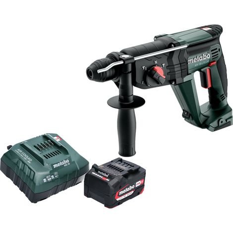 Martello combinato a batteria Metabo KH 18 LTX 24 18 V 2,1 J SDS Plus + 1x batteria ricaricabile 4,0 Ah + caricatore