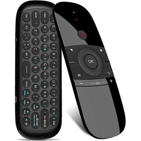 télécommande [4 en 1] clavier et souris, télécommande Bluetooth 2,4 GHz, compatible avec les boîtiers Android TV, les Smart TV, les PC, les ordinateurs portables, les projecteurs, les HTPC et les appa (1/5)