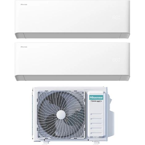 Condizionatore Hisense Dual Split UNI HB 9+12 con 2AMW42U4RGC R-32 Wi-Fi Integrato (1/5)