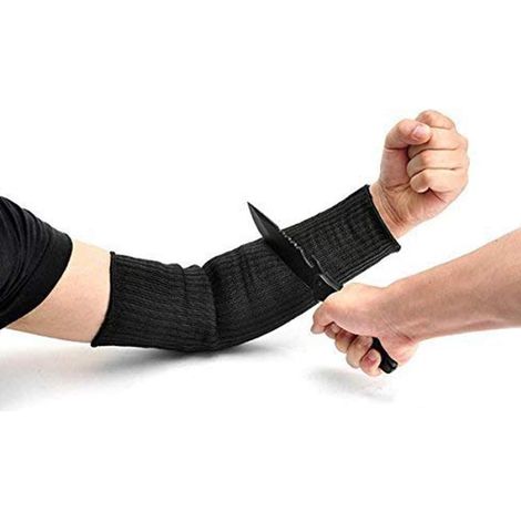 Manchon de protection de bras, manchons résistants aux coupures, résistant à la chaleur et à l'usure, protège-bras de sécurité pour le jardin, la cuisine, le travail en yard, 1 paire (1/5)