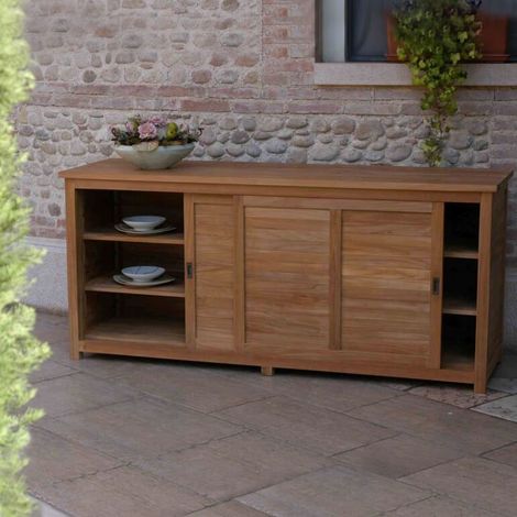 PARADIGMA - mobile da giardino in legno di teak (1/2)