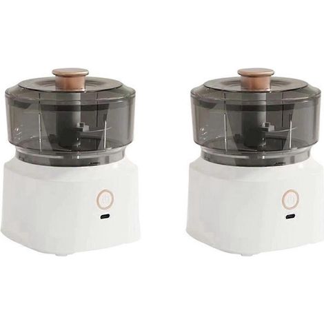Presse-ail électrique, hachoir de cuisine multifonction, blanc (1/5)
