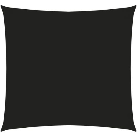 Voile de parasol Tissu Oxford rectangulaire 2,5x3 m Noir (1/5)