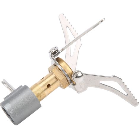 Réchaud portable mini ultraléger en alliage d'aluminium pour le camping et les pique-niques. (1/5)