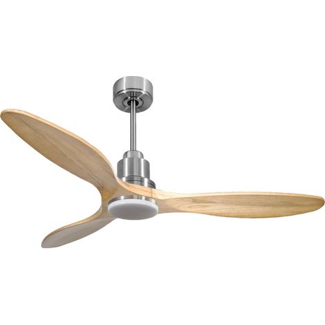 Ventilatore da soffitto Reversibile Termostato Dimmabile Wifi Motore CC Tetti inclinati Telecomando Luce a tre toni Hypersilence Memoria Shopify Vendible (AUTOMATICO) PURLINE SalamisD132C04LED64538