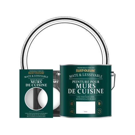 Peinture pour Murs de Cuisine, Finition Mate - Coton (1/2)