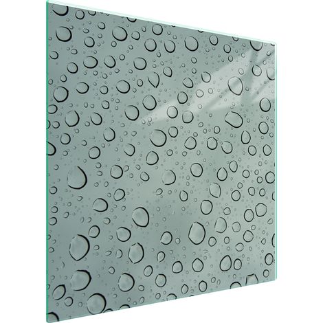 PLACA PROTECTORA DE VIDRIO PARA ESTUFA 50x52 GOTAS (1/5)