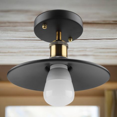 Suspension vintage E27, lampe suspendue, éclairage de couloir, décoration courte (1/5)