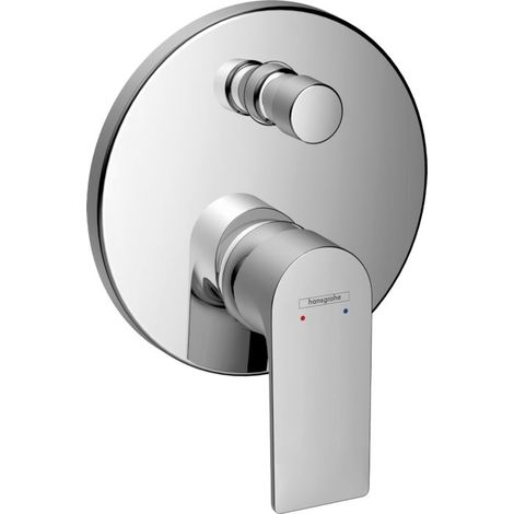 hansgrohe Rebris E Fertigmontageset 72468000 Unterputz Wannenarmatur, 2 Verbraucher, chrom (1/5)