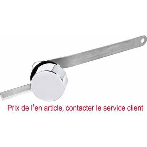 Poignée de chasse d'eau frontale compatible série Cimarron, modèle standard, spécification standard, chrome poli, 1 × 1 × 1 cm, 300 g – Livraison gratuite (1/5)