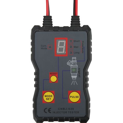 Testeur d'injecteur de carburant automobile 4 modes pulsés - Outil de diagnostic système de pression de carburant pour véhicules (1/5)