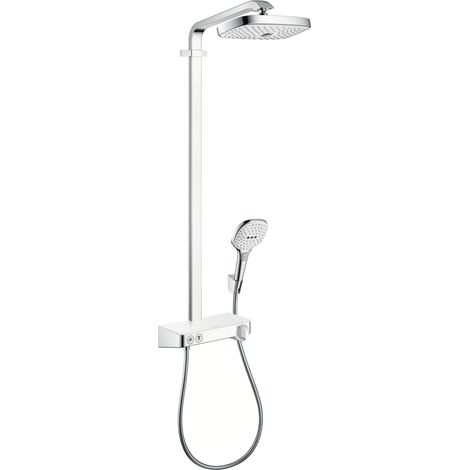 Colonne de douche 300 2 jet avec mitigeur thermostatique ShowerTablet Select 300, blanc/chromé, 27126400 (1/5)