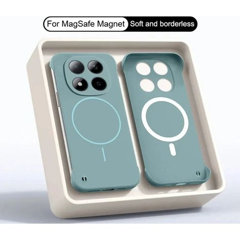 (Bleu, Redmi Note 15) Coque de protection rigide en polycarbonate ultra-mince et sans bordure, compatible avec la recharge sans fil magnétique. (1/5)