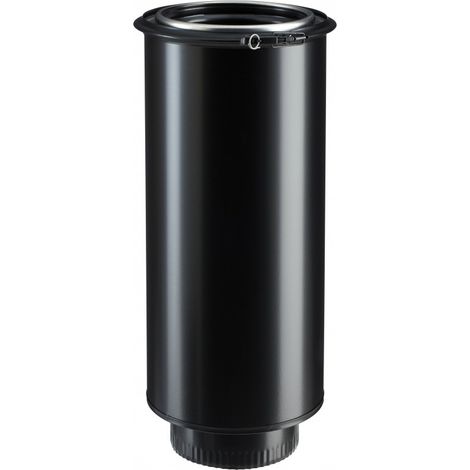 Conduit droit de finition Ø150 mm POUJOULAT ral 9020 blanc mat EDP - 32150015