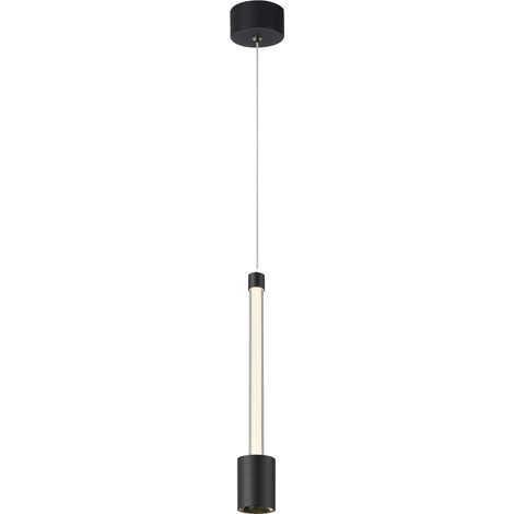 Suspension suspension led design fugaz elancee et moderne noir en metal mantra (1/3)