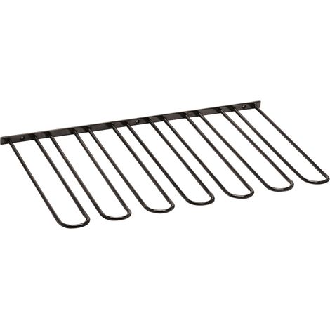 Support de verres à pied - 6 rangées - Finition : Anthracite - Largeur : 500 mm - Nombre de rangées : 6 - Profondeur : 300 mm - MB2 (1/2)