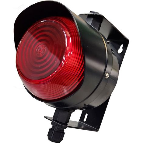 Feux de signalisation à LED à LED Feu Clignotant, Statique, Rouge, 20 30 V c.c. ( Prix pour 1 )