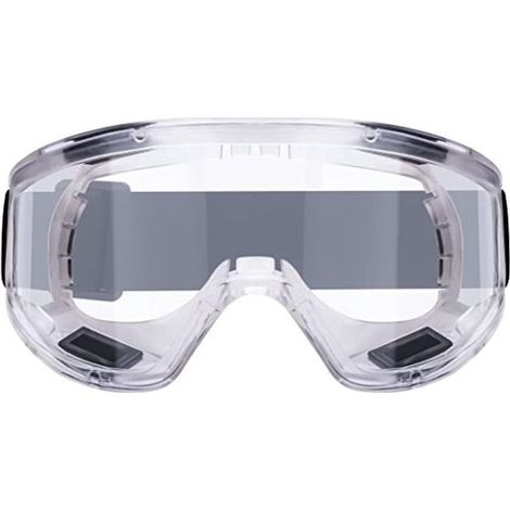 2 paires lunettes de sécurité, anti-buée, anti-rayures, étanches à 360°, pour bricolage, chimie et chantier (1/5)
