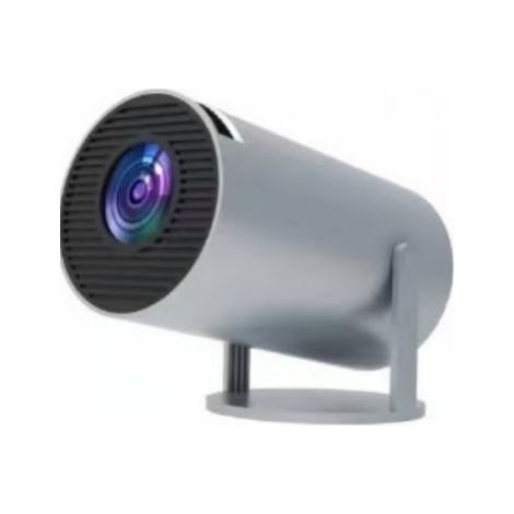 Filiyano – Projecteur HY300Pro portable 4 K LCD Ultra HD pour salon, projection murale sans fil, même écran, gris anthracite. Version Android. (1/5)