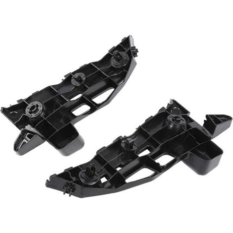 1 pair Color: Black Material: Plastic Car front bumper support bracket retainer bumper (1/4)